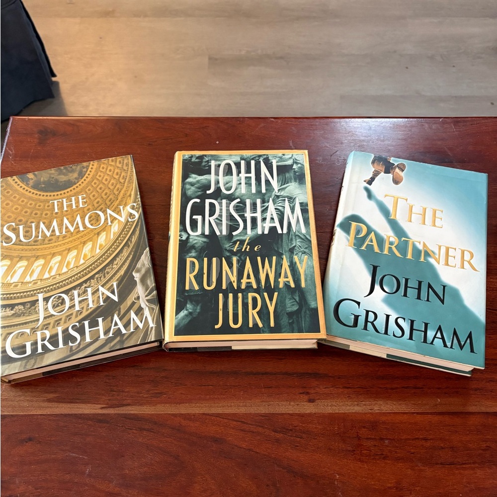 John Grisham Hardcover Novels, Lot of 3